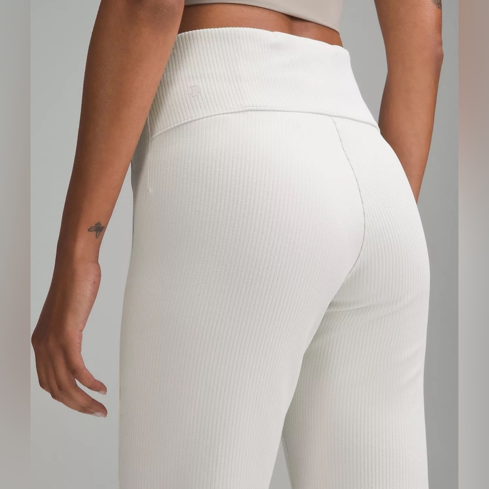 lululemon athletica White Ribbed Pants